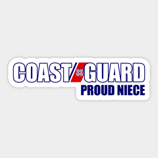 Coast Guard - Proud Niece Sticker